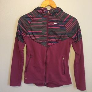 Nike run | purple zip-up jacket